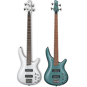 Ibanez SR300E Electric Bass Guitar Jet Stream Green Matte & Pearl White